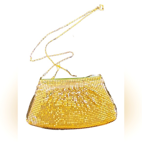 Private Label Bags Gold Bling Sequin Evening Chain Crossbody Bag Poshmark